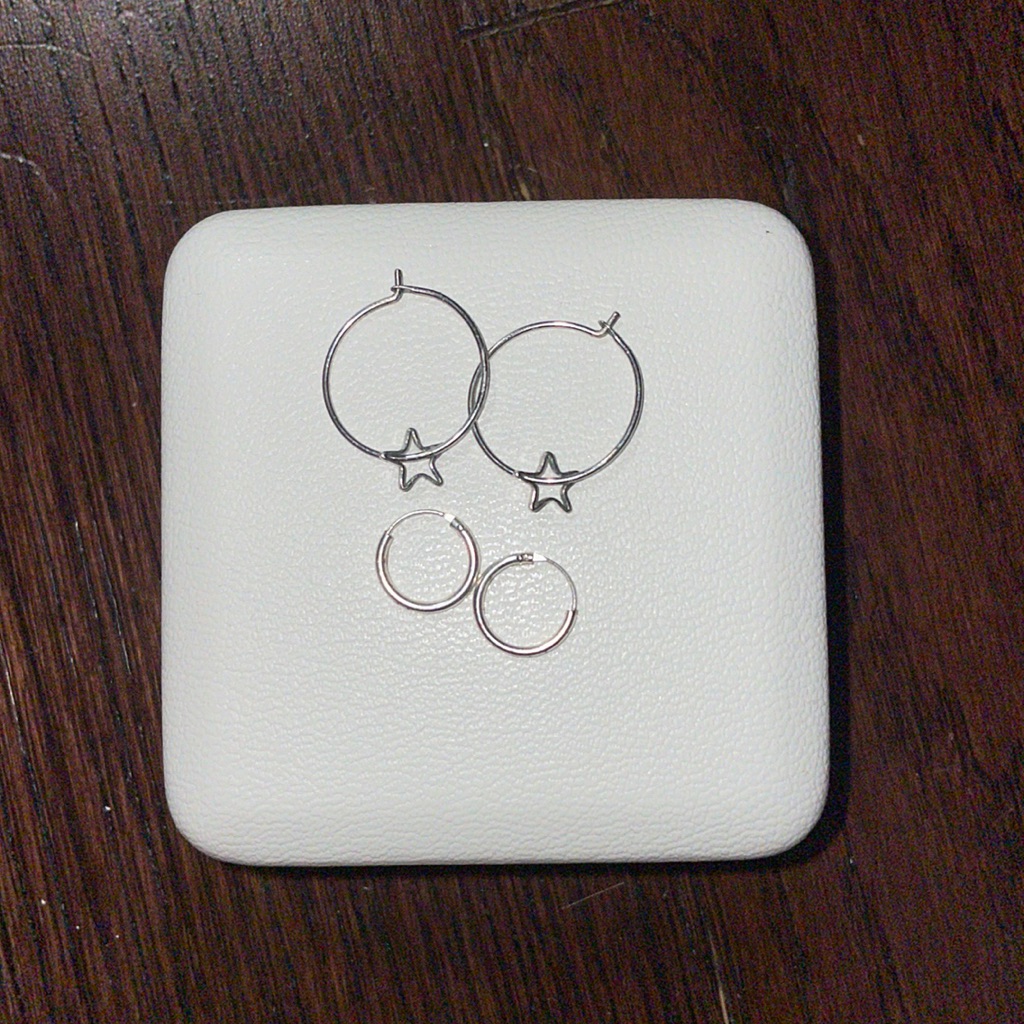 Silver Hoops From Pacsun!